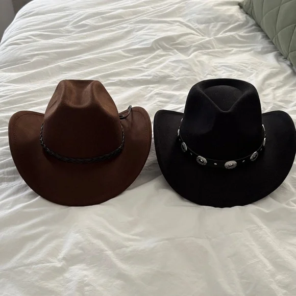 Classic Brown and Black Cowboy Hats - Picture 1 of 1